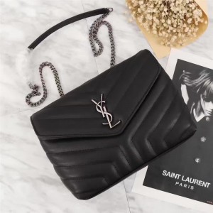Saint Laurent Crossbody Bag 26597 Black 25cm