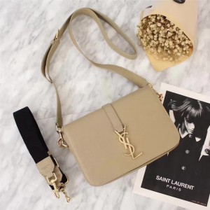 Saint Laurent Crossbody Bag 26602 Light Yellow 25*17*8