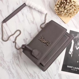 Saint Laurent Crossbody Bag 26606 Gray 24*16*8