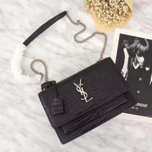 Saint Laurent Crossbody Bag 266061 Black 22*16*8