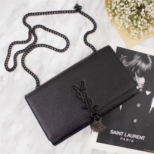 Saint Laurent Crossbody Bag 26702 All Black 24*5.5*14.5