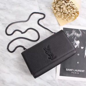 Saint Laurent Crossbody Bag 267021 All Black 24*5.5*14.5