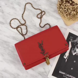 Saint Laurent Crossbody Bag 26815 Red 24*14.5*5.5