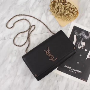 Saint Laurent Crossbody Bag 268151 Black 24*14.5*5.5