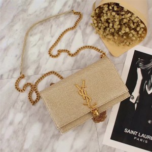 Saint Laurent Crossbody Bag 27719 Gold 19*12.5*4