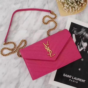 Saint Laurent Crossbody Bag 27720 Peach 20*16*5.5