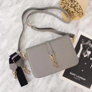 Saint Laurent Crossbody Bag 57722 Gray Gold 25*17*8