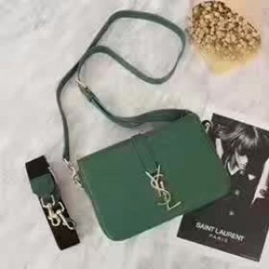 Saint Laurent Crossbody Bag 57722 Green 25*17*8