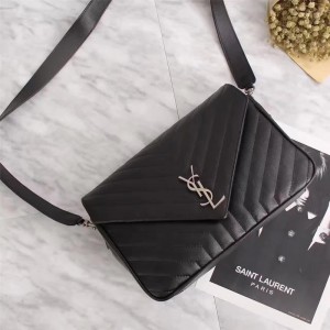 Saint Laurent Crossbody Bag 75091 Black 28cm