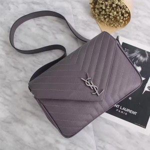 Saint Laurent Crossbody Bag 75091 Gray 28cm