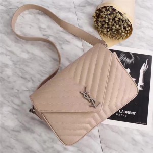 Saint Laurent Crossbody Bag 75091 Light Pink 28cm