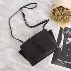 Saint Laurent Crossbody Bag 8801 All Black 17*9*13