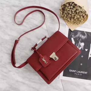 Saint Laurent Shoulder Bag 26809 Dark Red 22*16*8