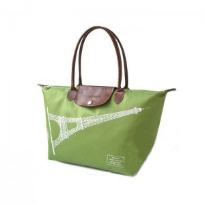 LONGCHAMP EIFFEL TOWER LARGE TOTE BAG LIGHTGREEN