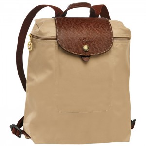 LONGCHAMP LE PLIAGE BACKPACK BEIGE