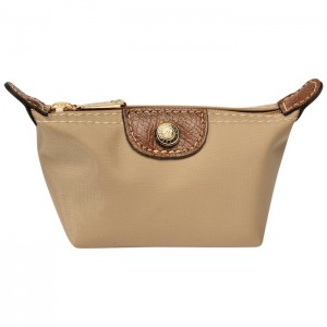 LONGCHAMP LE PLIAGE COIN PURSE BEIGE