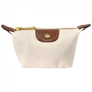 LONGCHAMP LE PLIAGE COIN PURSE ECRU