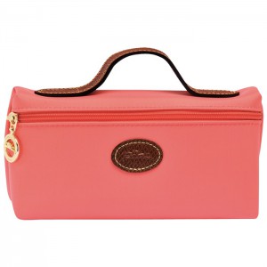 LONGCHAMP LE PLIAGE COSMETIC CASE CORAL RED