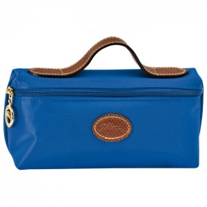 LONGCHAMP LE PLIAGE COSMETIC CASE INDIGO