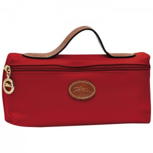 LONGCHAMP LE PLIAGE COSMETIC CASE RED