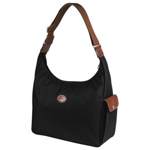 LONGCHAMP LE PLIAGE HOBO BAG BLACK