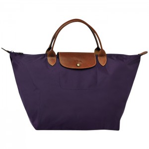 LONGCHAMP LE PLIAGE MEDIUM HANDBAG BILBERRY