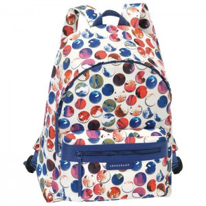 LONGCHAMP LE PLIAGE NÉO FANTAISIE MEDIUM BACKPACK MULTICOLOR
