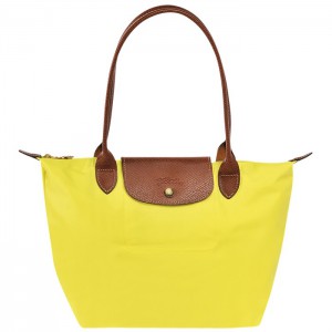 LONGCHAMP LE PLIAGE SMALL TOTE BAG LEMON-YELLOW