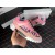 Chanel Men & Women Low-Top Sneakers Pink CHS-014