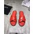 Chanel Women Slide Sandals Red CHS-150