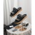 Chanel Women Slide Sandals Black CHS-204