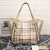 2018 New Burberry Tote Bag 22585 Beige 30*26*16