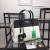 2018 New Prada Handbags 1046 Black White 32*24.5*14.5