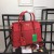 2018 New Prada Handbags 1046 Red 32*24.5*14.5
