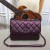 Chanel Top Handle Flap Bags CH027D-Purple