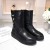 Chanel Women Ankle Boots Black CHS-229