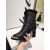 Chanel Women Ankle Boots Black CHS-234