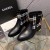 Chanel Women Martin Boots Black CHS-243