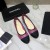 Chanel Women Flat Shoes Pink CHS-269