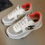 Chanel Men & Women Low-Top Sneakers White Grey CHS-303