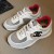 Chanel Men & Women Low-Top Sneakers White Grey CHS-304