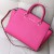 Michael Kors Bat Bag Large Satchel Rose Red (MK104)