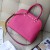 Michael Kors Cowhide Satchel Medium Size Rose Red (MK108)