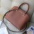 Michael Kors Cowhide Satchel Medium Size Coffee Color (MK109)