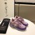 Chanel Men & Women Low-Top Sneakers Pink CHS-053