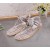 Chanel Women Thong Flat Sandals Grey CHS-055