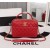 Chanel Top Handle Crossbody Bowling Bag CH021-Red