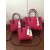 Michael Kors Totes Rose Red 3 Sizes (MK536)