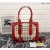 Burberry Tote Bag 1810 Red 28*22*12