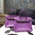 Hermes Birkin 30cm Taurillon Clemence Original Leather Bag Handstitched, Ultraviolet 5L RS16080